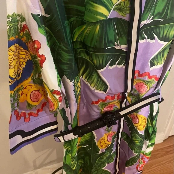 Versace Dress size 44 (8) Abito Donna Tessuto - Picture 9 of 15